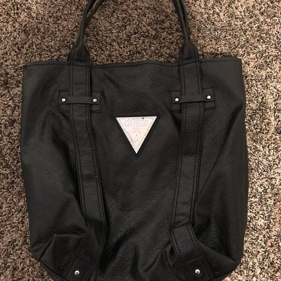 GUESS Black Tote Bag - Picture 1 of 2